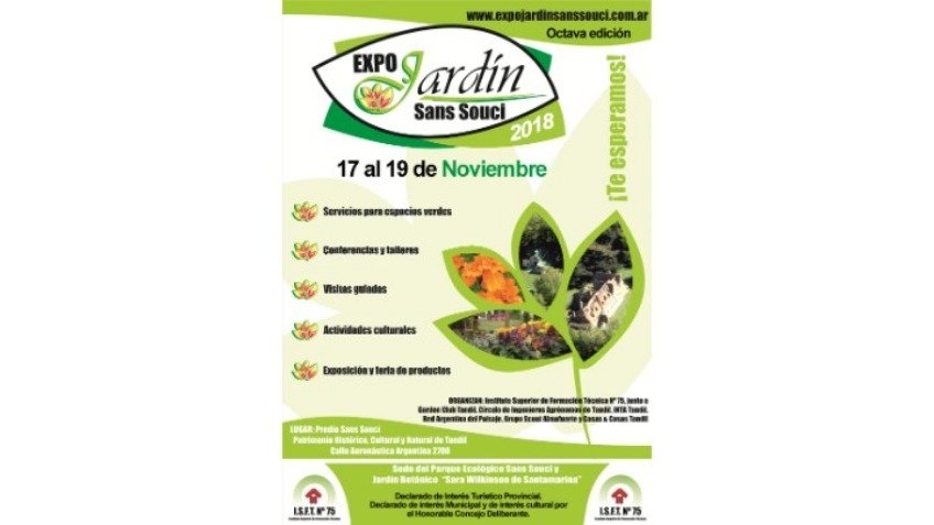 Este fin de semana se realizará una nueva edición de Expojardín